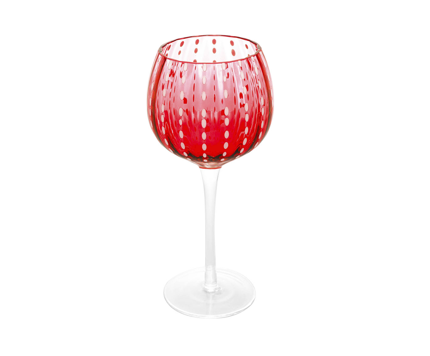 Jogo de Ta&ccedil;as para Vinho Orqu&iacute;dea Vermelho - image 1