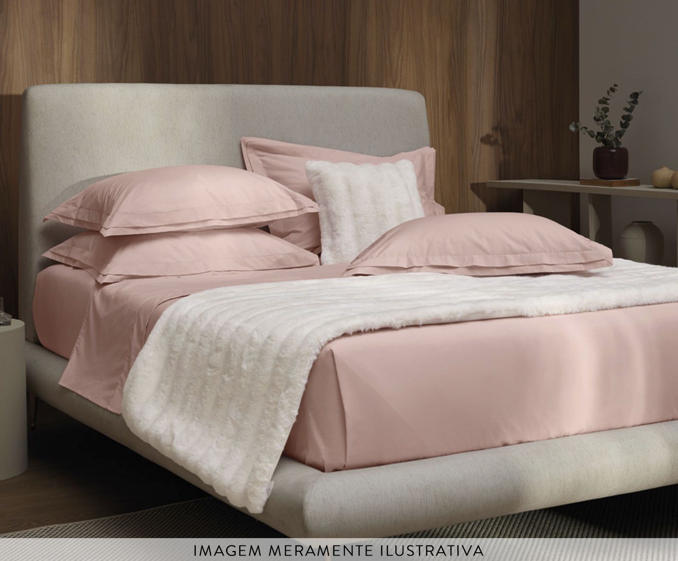 Jogo de Fronhas San Pietro Soft Rose 200 Fios image number 1