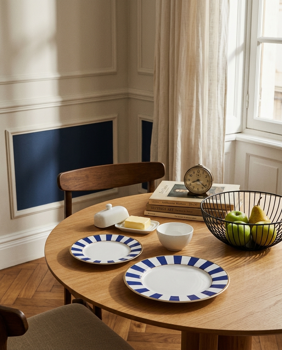 Jogo de Jantar Guidi Stripe Azul image number 2