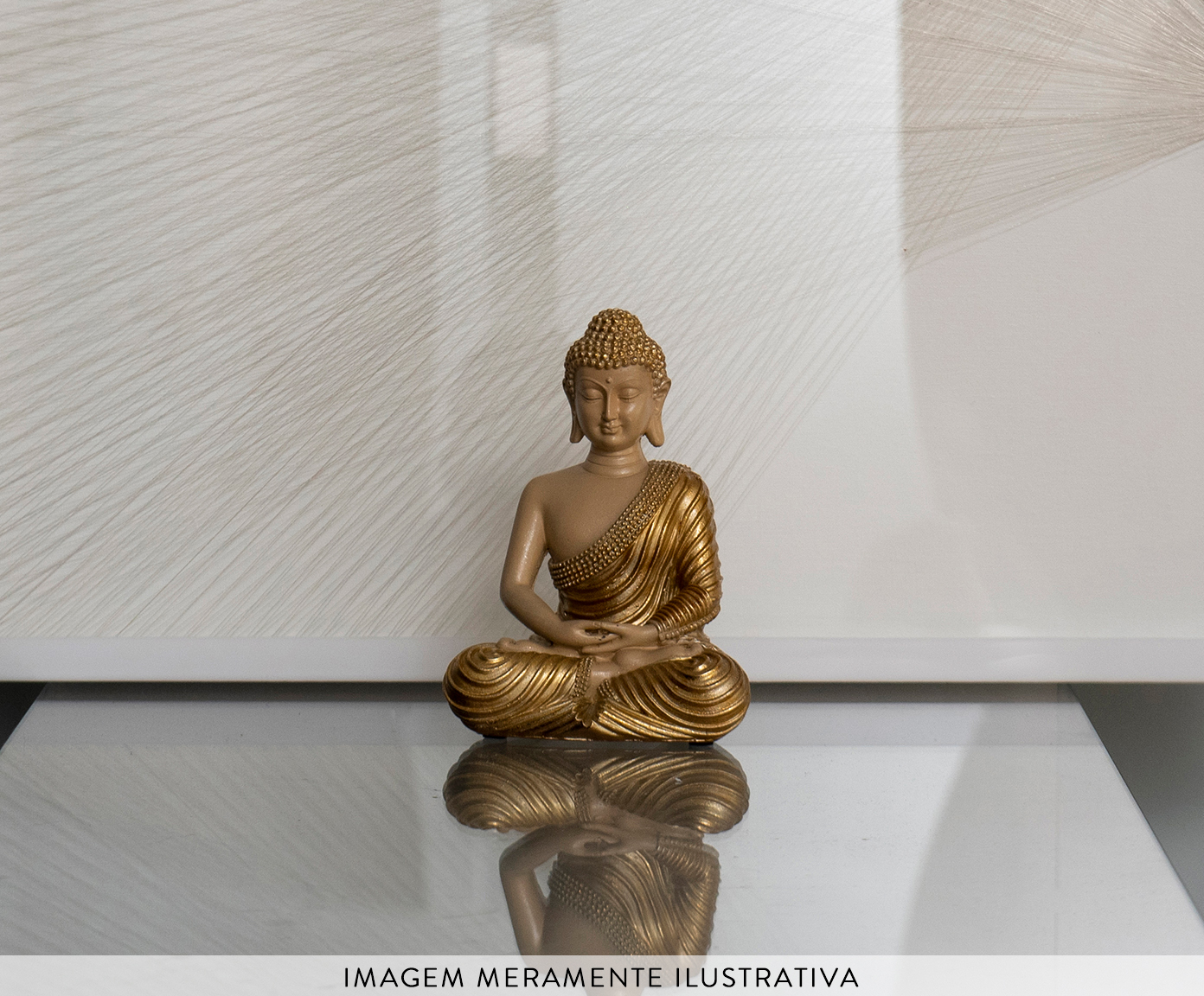 Escultura Buda Dourado image number 1
