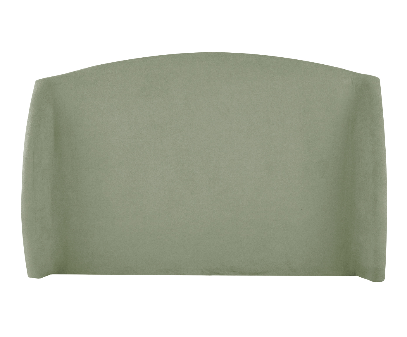 Cabeceira em Boucle Aveludado Smooth Verde image number 1