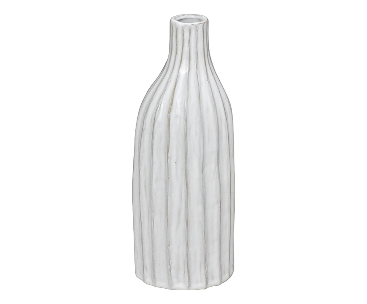 Vaso Decorativo Zoralia Branco e Cinza image number 1