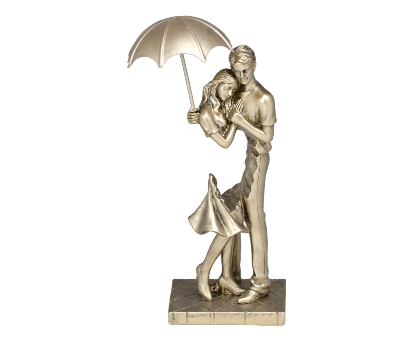 Casal Decorativo Binari Dourado image number 0