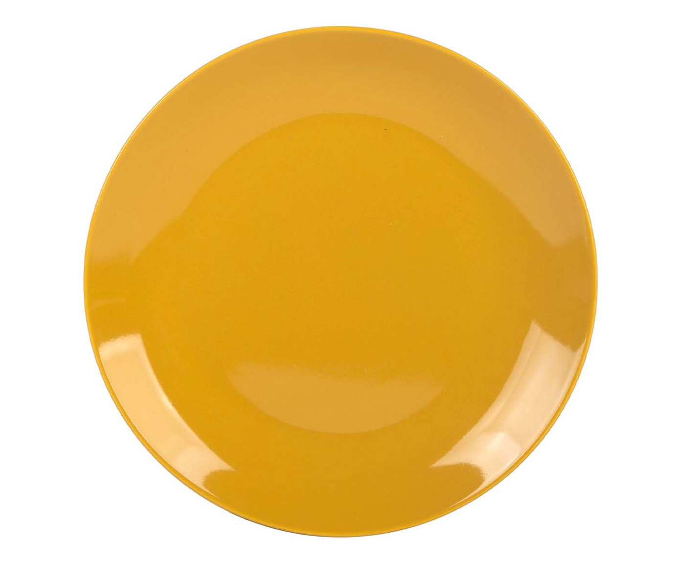 Prato Para Sobremesa Mix And Match em Porcelana Amarelo A&ccedil;afr&atilde;o - image 0