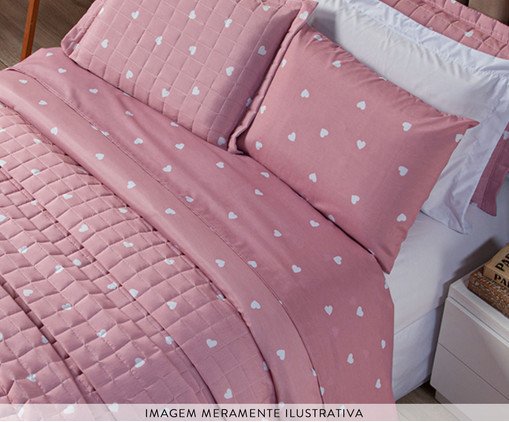 Jogo de Len&ccedil;ol Cl&aacute;ssico Essencialle Cora&ccedil;&otilde;es image number 3