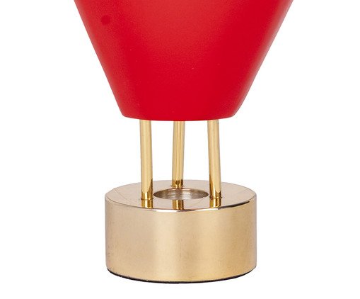 Escultura em Resina Ballon D'Or Vermelho - image 1