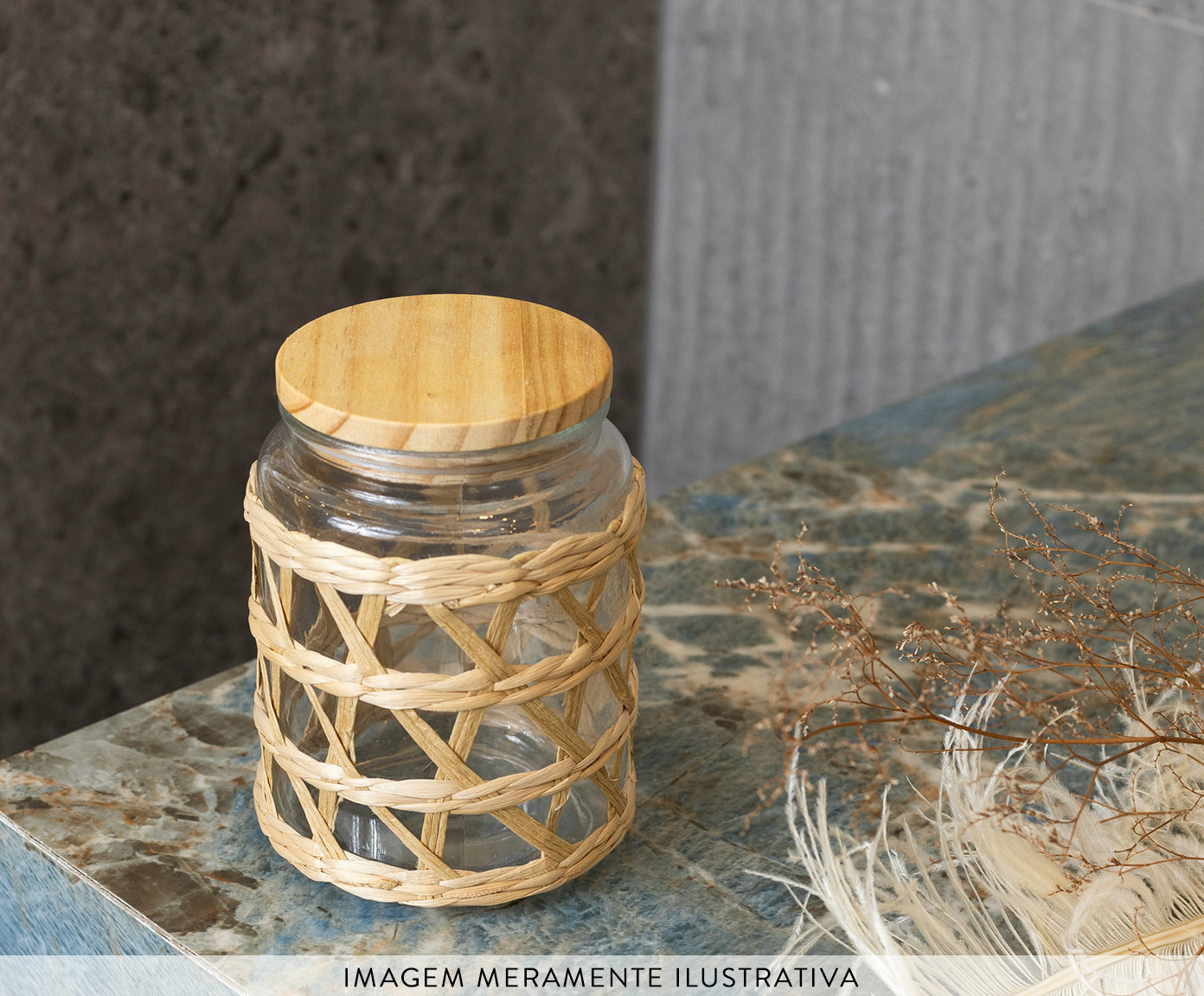 Porta-Mantimentos com Sisal e Tampa Wolff image number 4