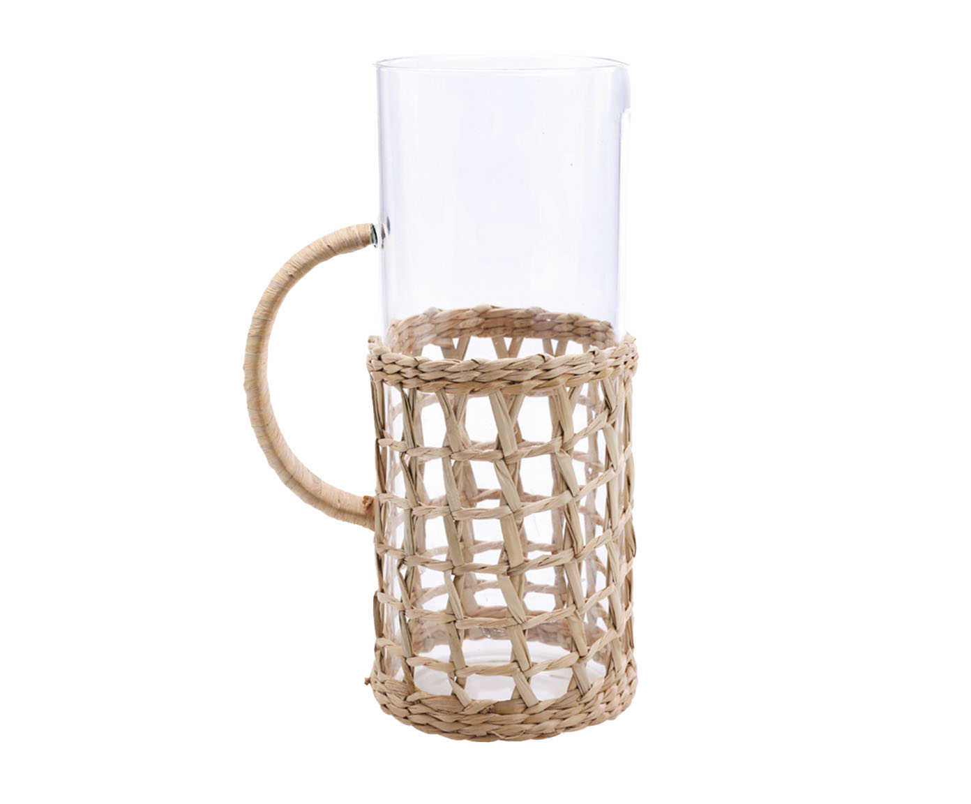 Jarra com Suporte em Rattan Natural - 1,5L - image 0