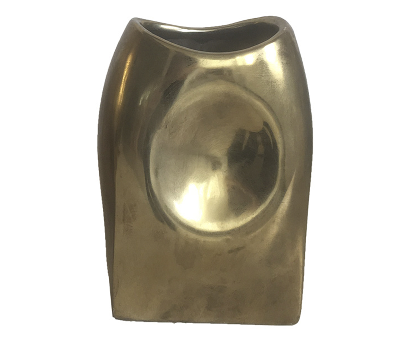 Vaso Decorativo Splendore Dourado Pequeno - image 0