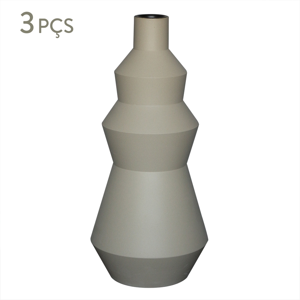 Jogo de Cestos em Rattan com Tampa Retangular Creme - image 0