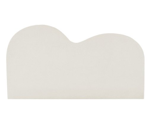 Cabeceira em Boucle Aveludado Hill OffWhite image number 0