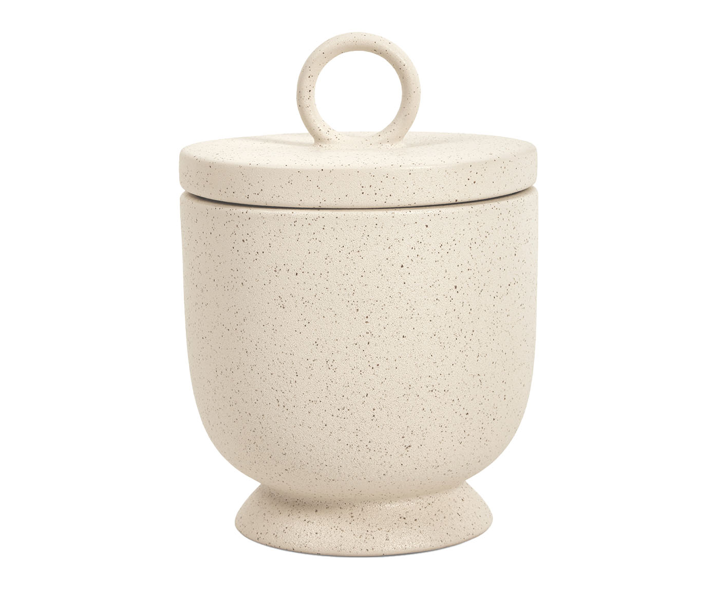 Pote Decorativo em Cer&acirc;mica Norton Off White image number 0