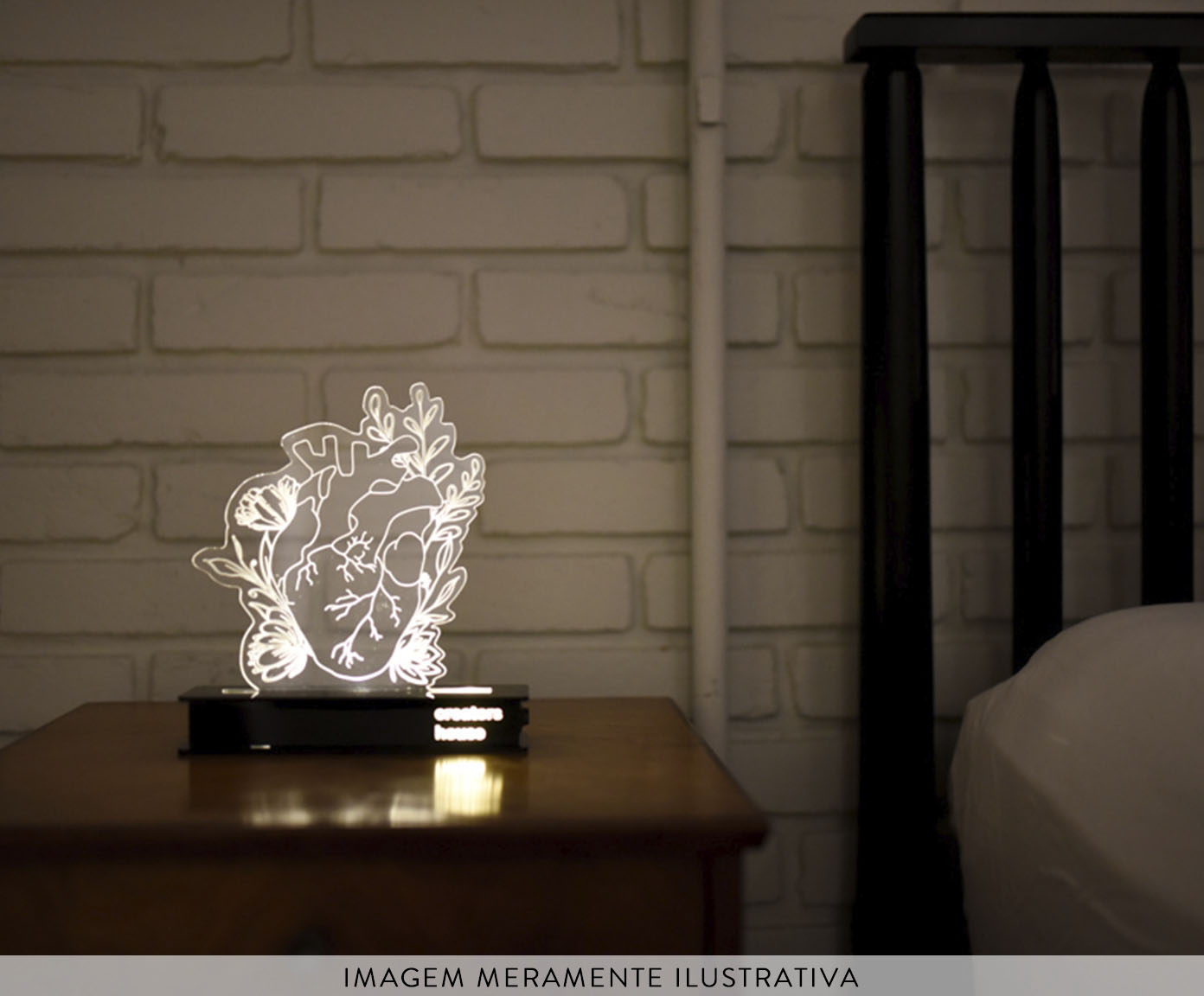 Lumin&aacute;ria Heart Transparente - image 1