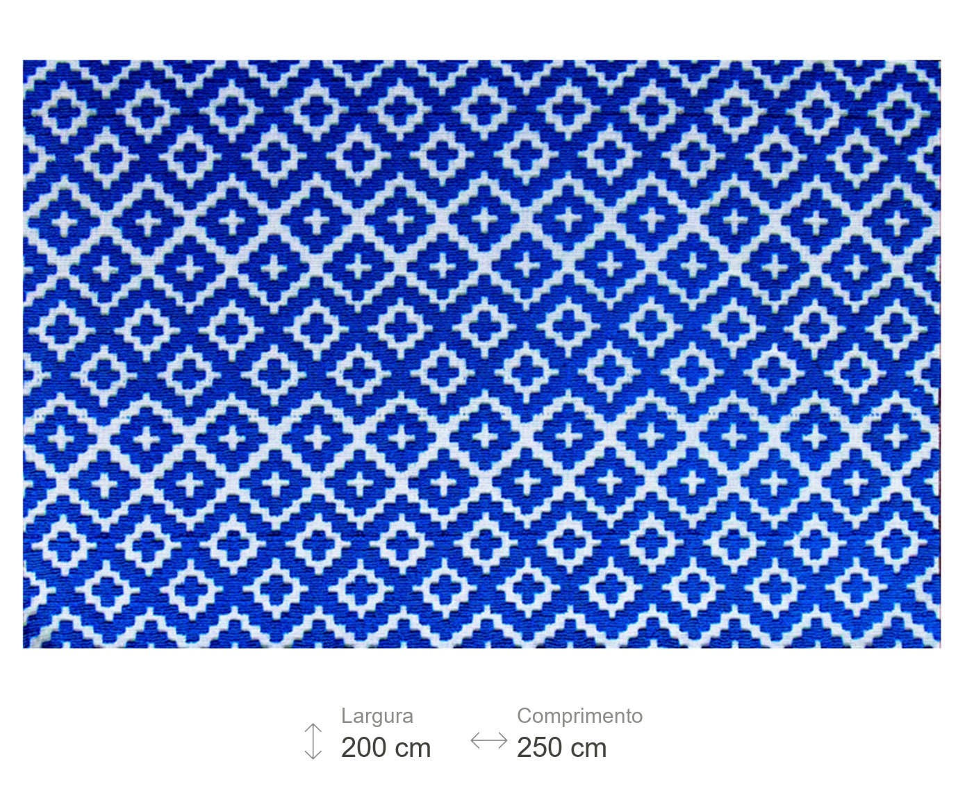 Tapete Oriental Strauss Deco Branco e Azul image number 2