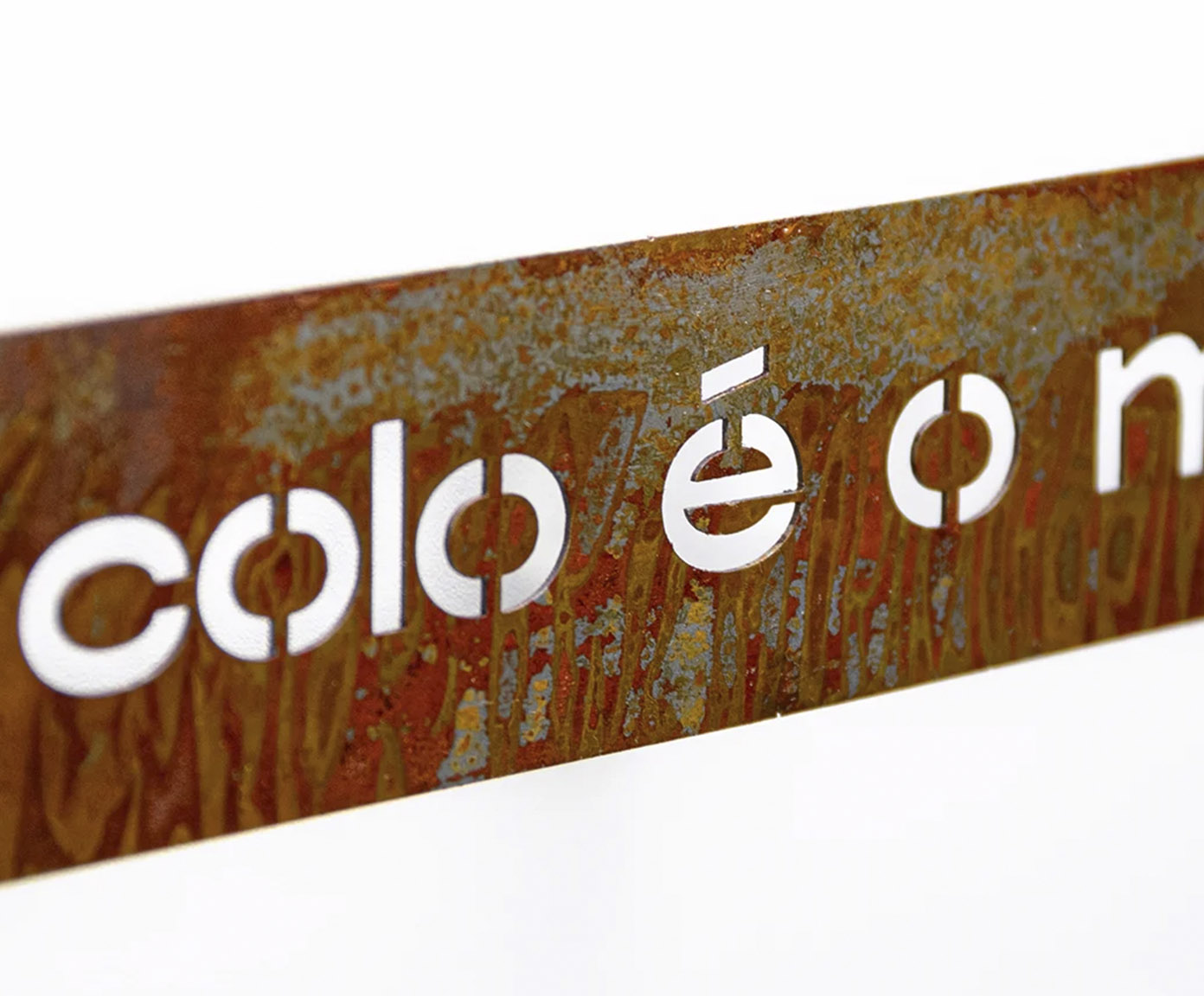 Frase de Ferro Rust "No Seu Colo &Eacute; Meu Abrigo" image number 2