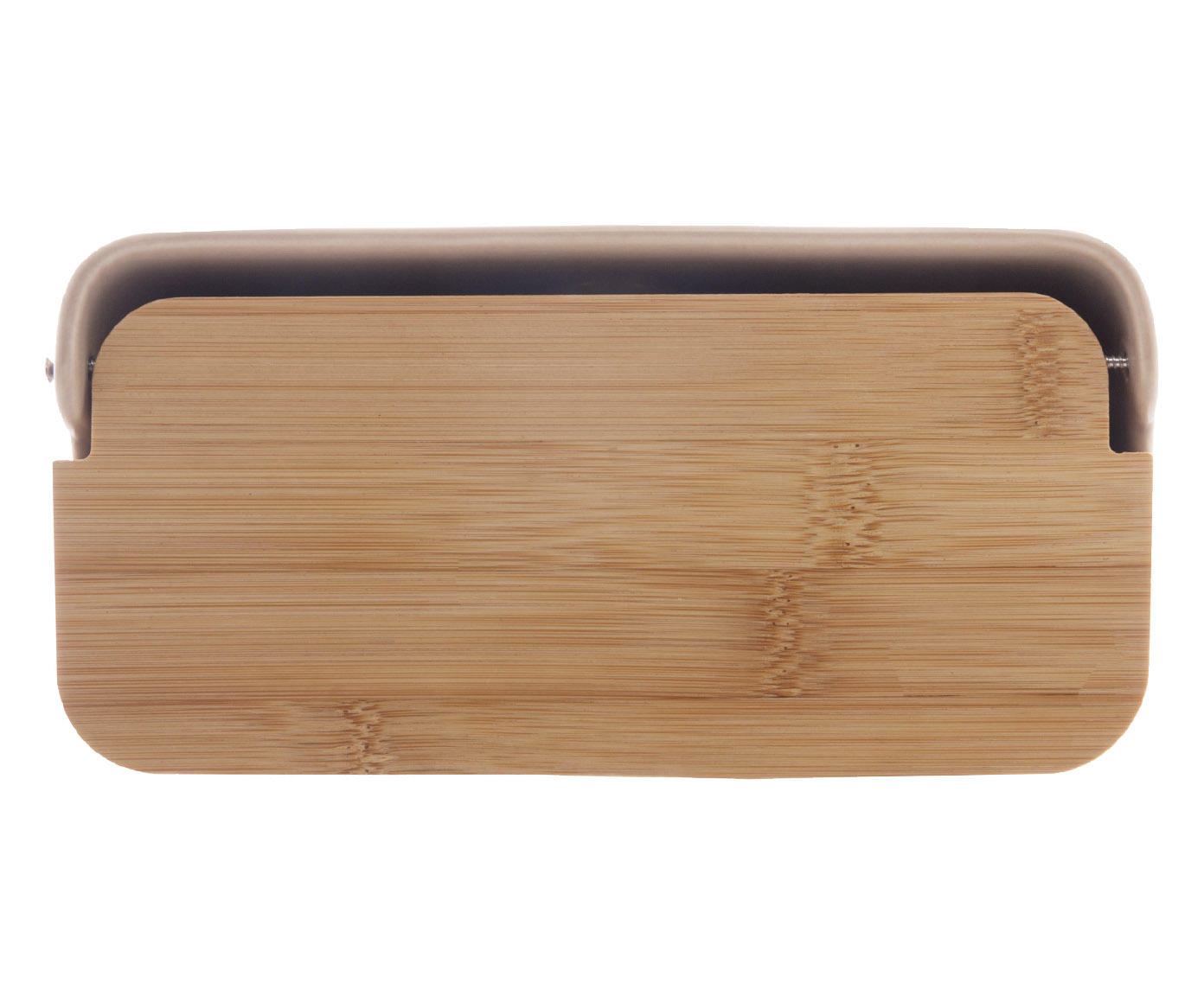 Saleiro e Colher de Bambu Areia image number 2