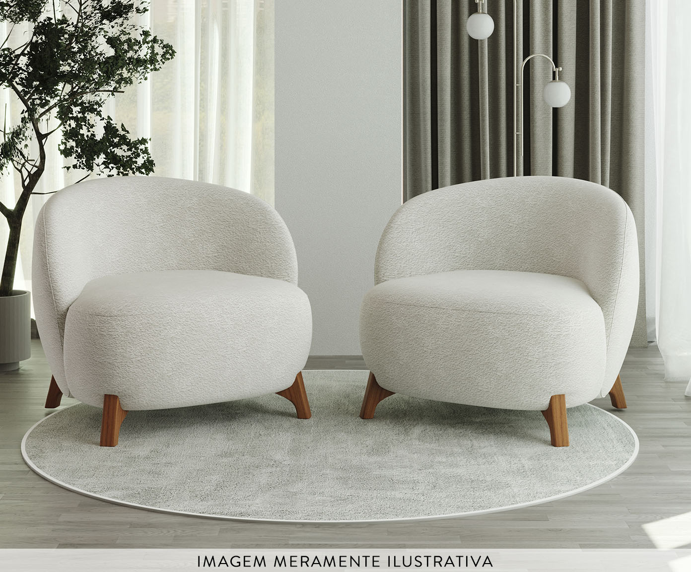 Poltrona Lucy Branco image number 6
