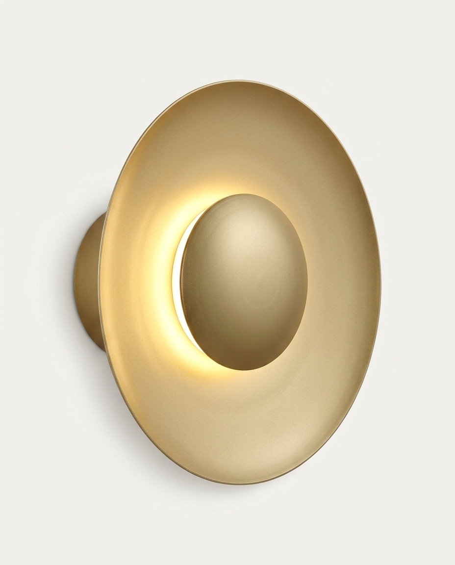 Arandela Led Dot Dourado Ono Bivolt - image 1