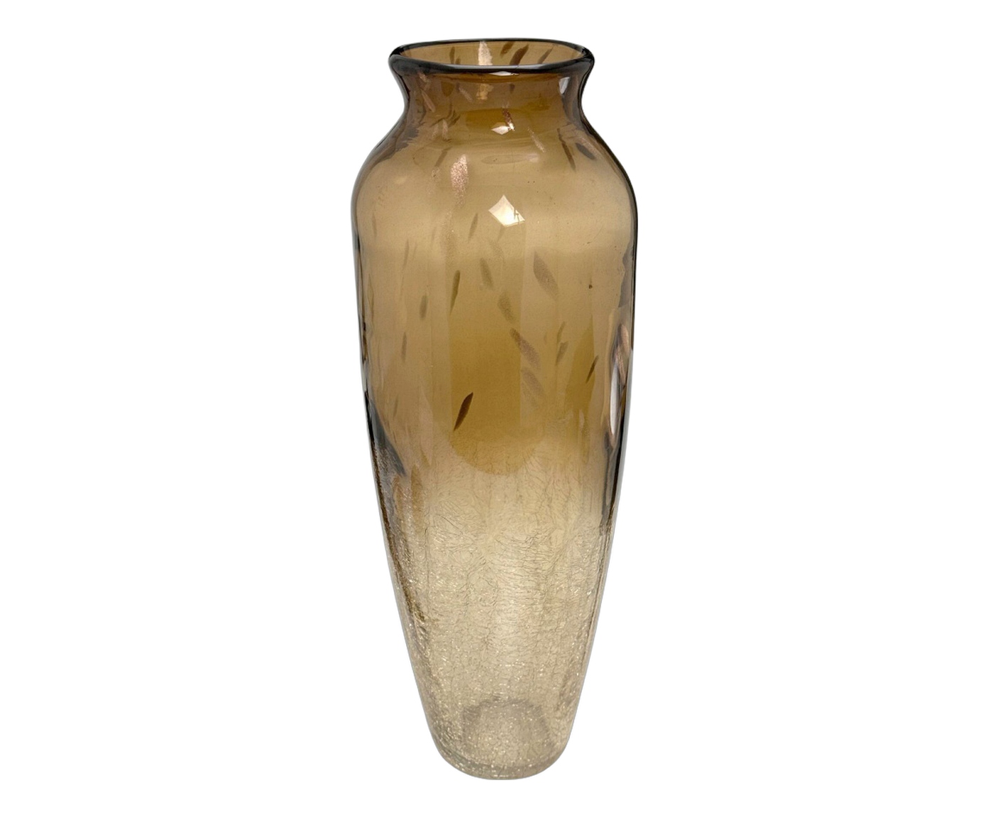 Vaso Decorativo Elaro &Acirc;mbar e Marrom image number 0