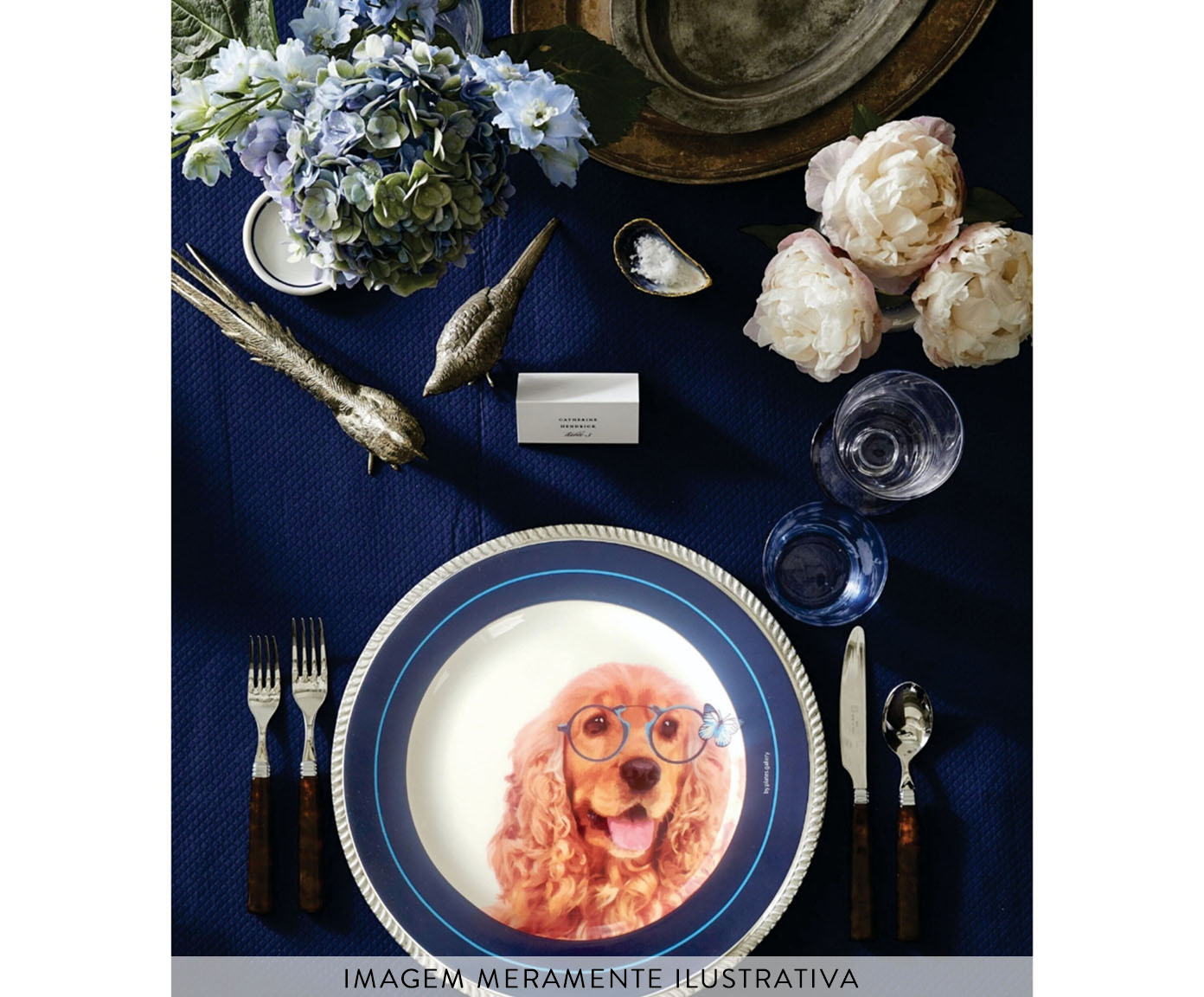 Prato em Porcelana Cocker Spaniel Gigi image number 2