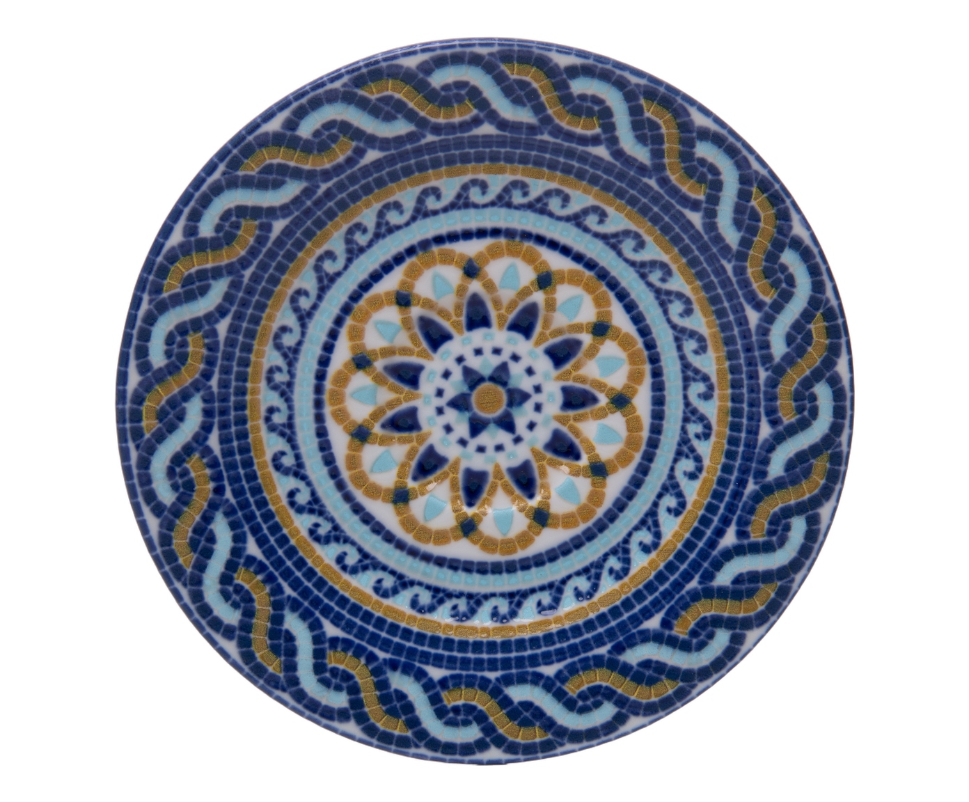 X&iacute;cara para Ch&aacute; em Porcelana Andaluz Azul image number 2