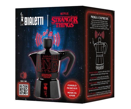 Cafeteira Moka Music Stranger Things image number 1