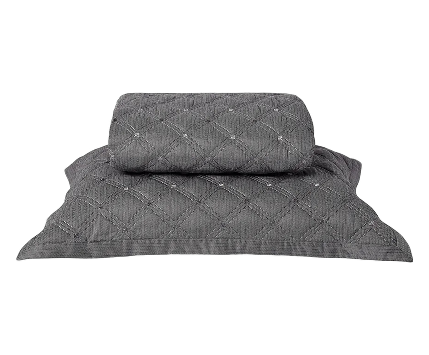 Colcha Matelasse Cinza image number 0