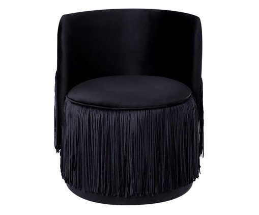 Poltrona Franja Dupla - Preto image number 1