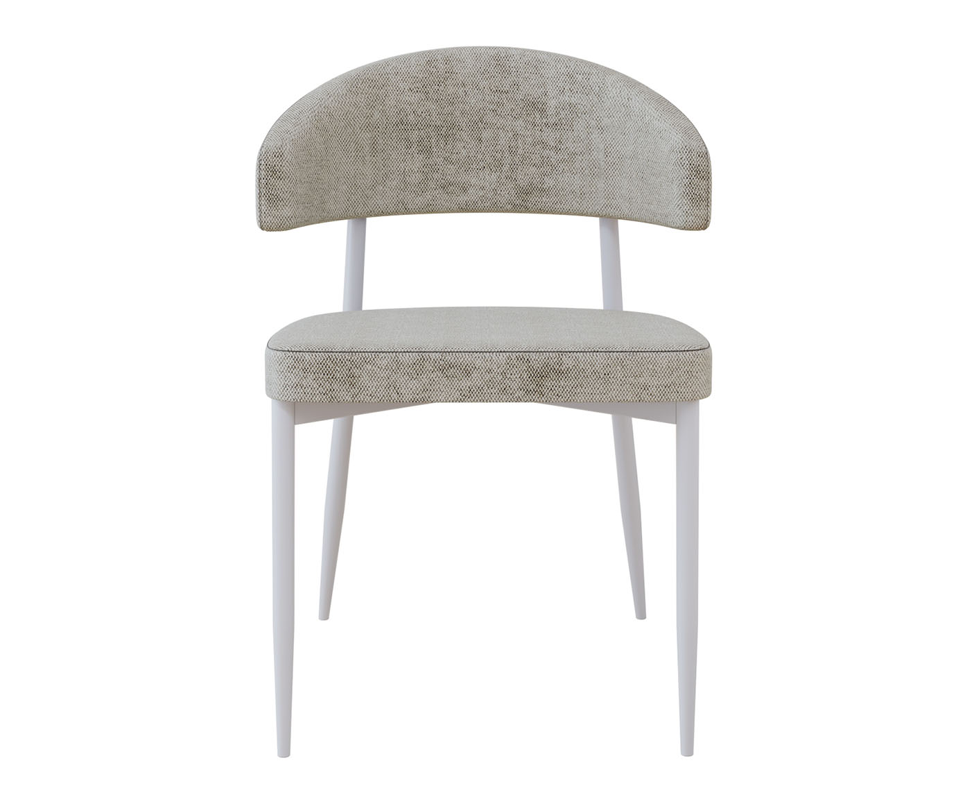 Cadeira Bless Fixa Lautrec Off-White e Branco Fosco image number 0