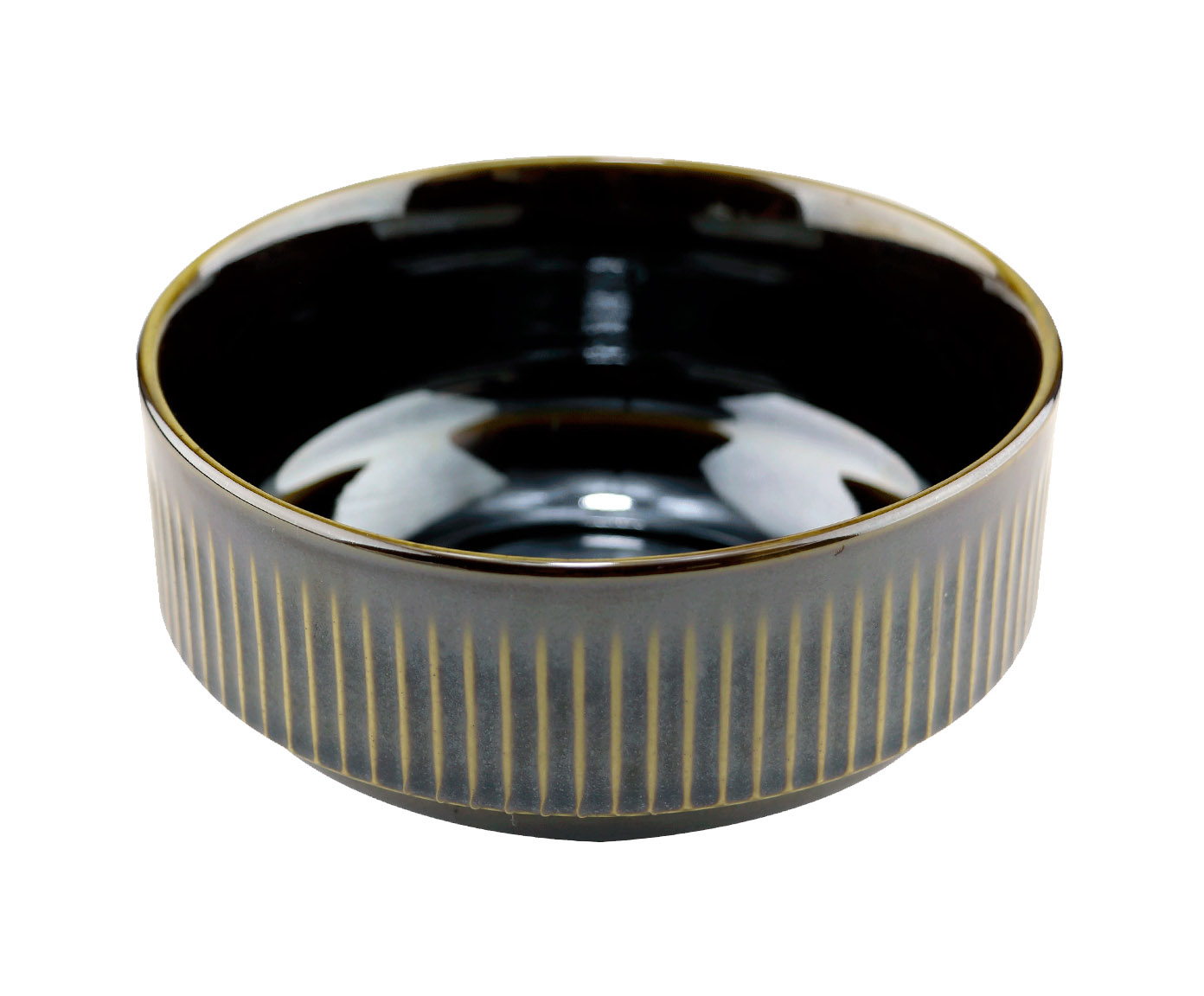Bowl Striatto Fine Verde Escuro image number 0