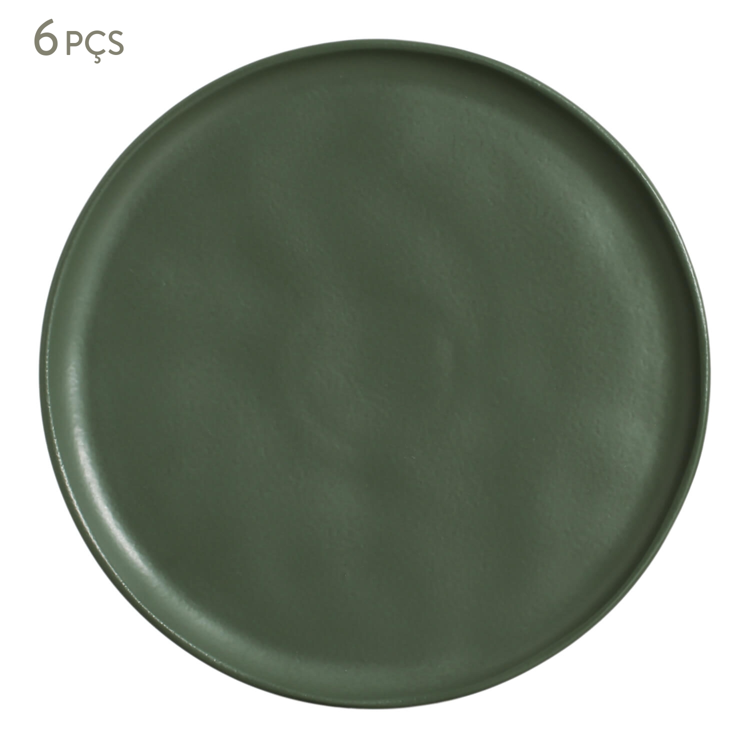 Jogo de Pratos Raso Bio Leaf Verde image number 0