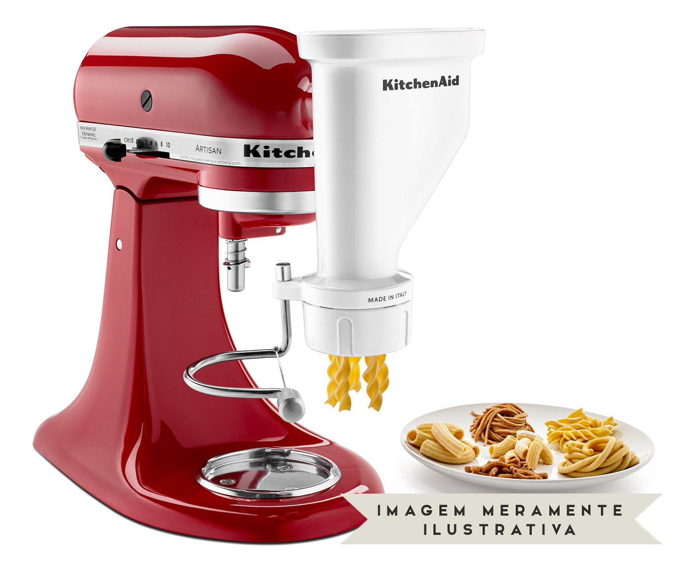 Set Pasta Press para Stand Mixer - Branco image number 3
