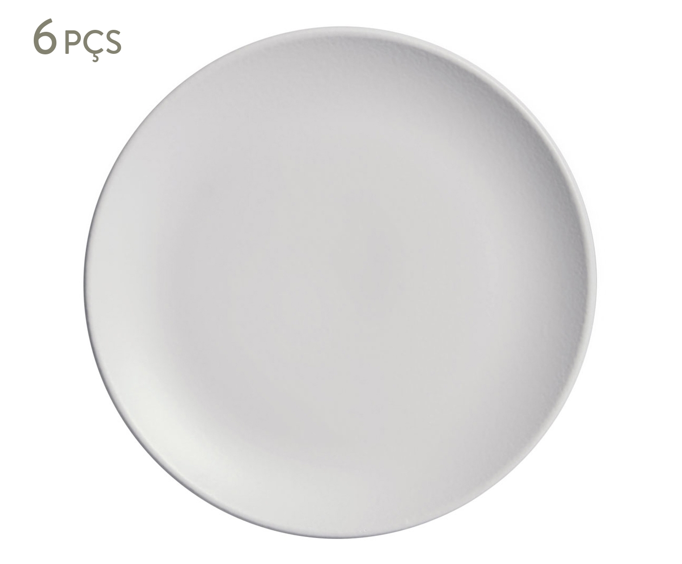 Jogo de Pratos para Sobremesa Coup Stoneware Vit Cinza - image 0