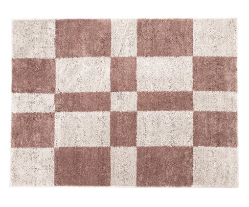 Tapete Chess - P&eacute;rola e Rosa - image 0