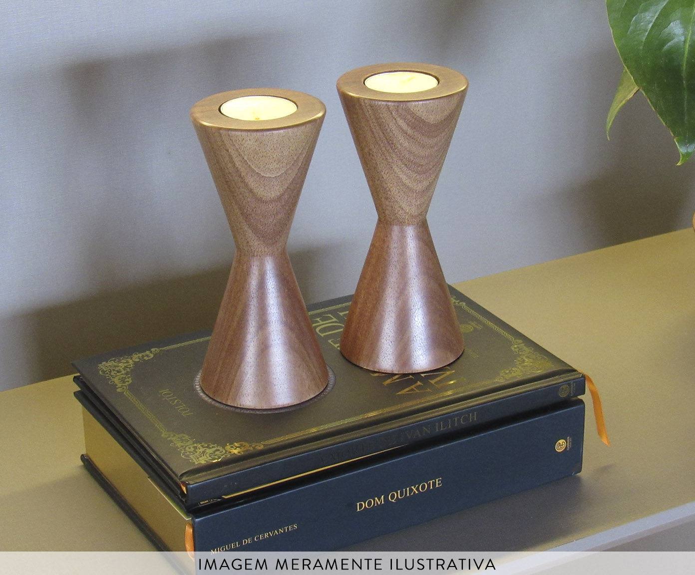 Porta-Velas Cronos com Vela Rechaud - image 1