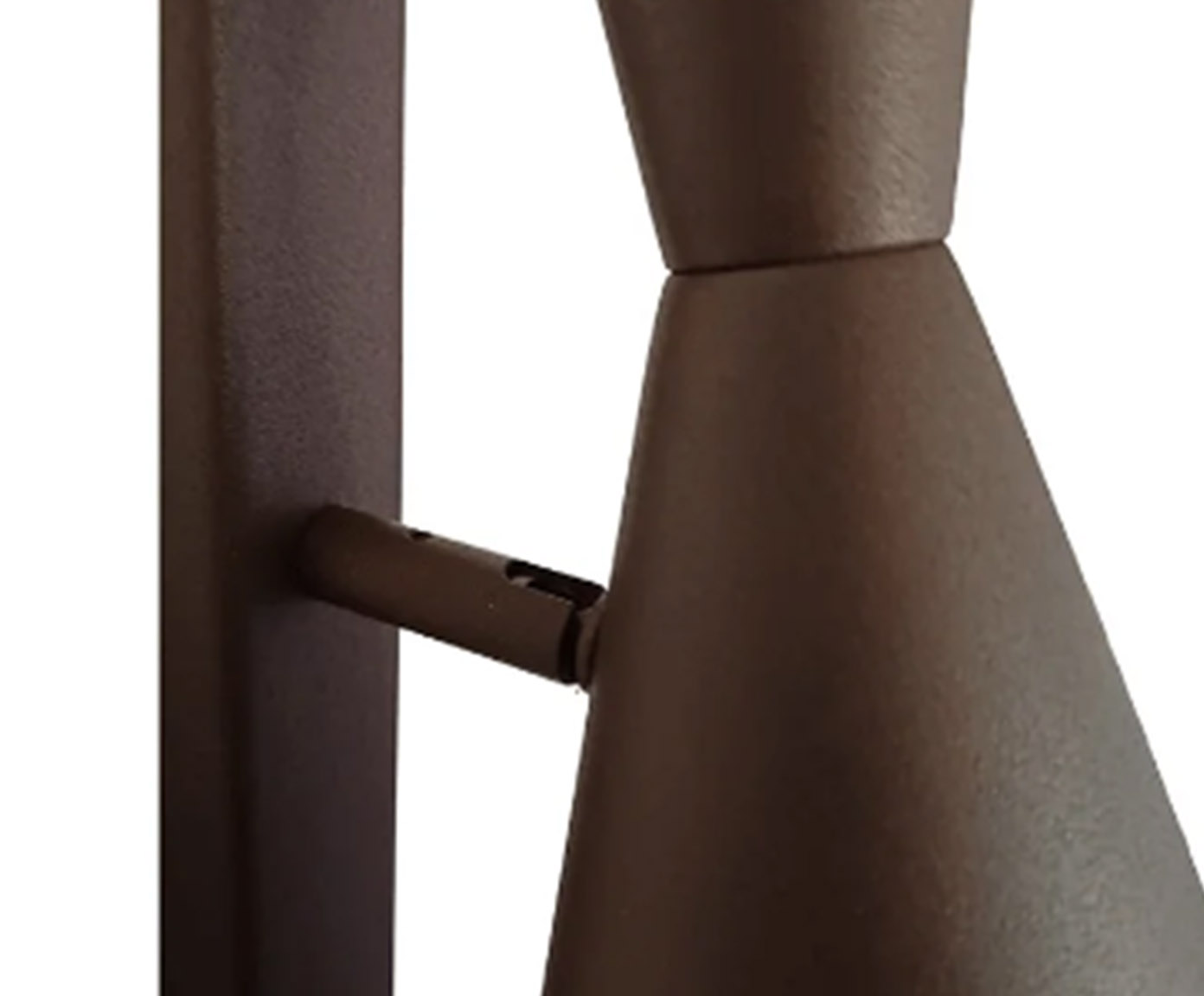 Lumin&aacute;ria Trilho de Parede Lotti Marrom Corten image number 2