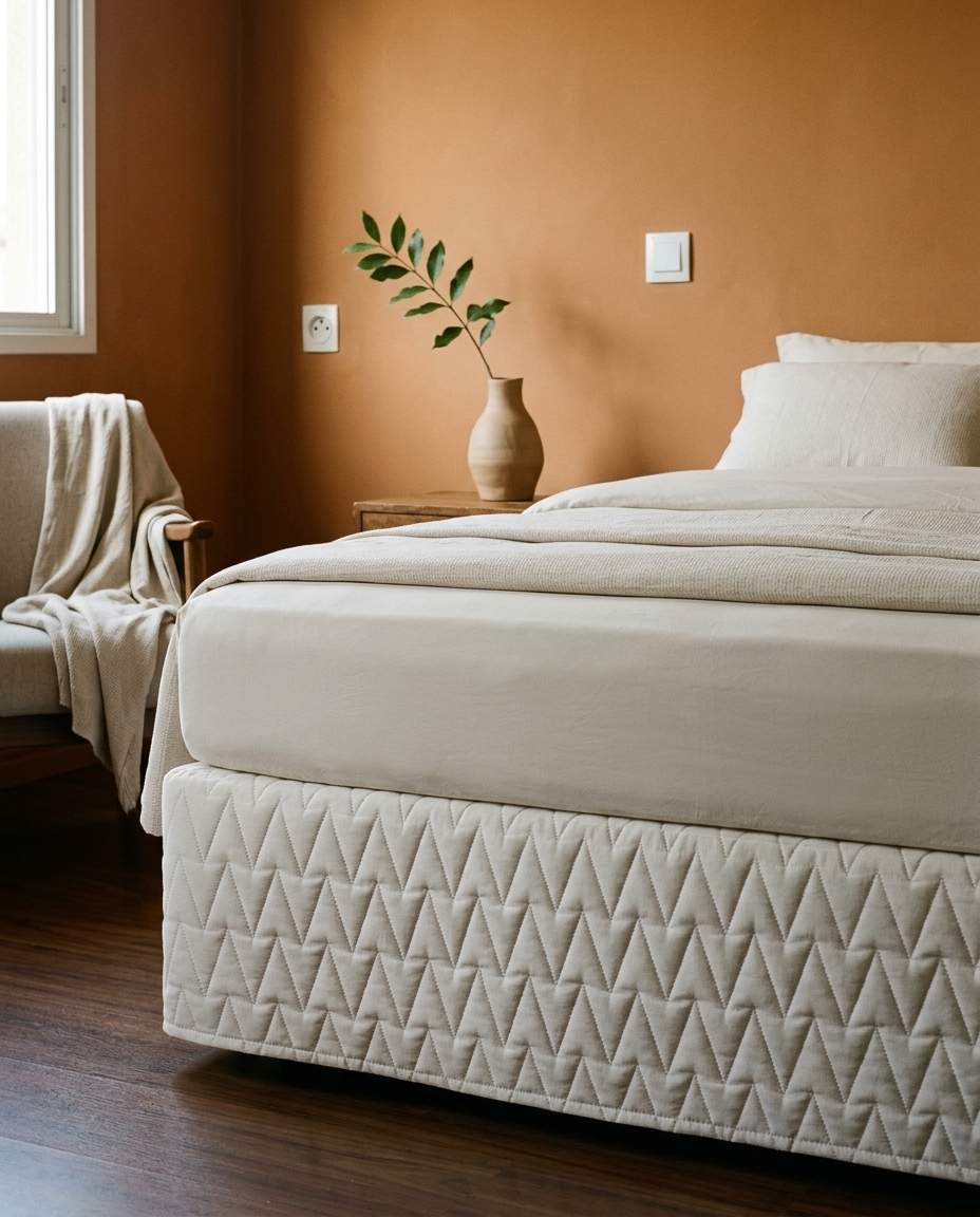 Saia para Cama Box Matel Branca 200 Fios image number 3
