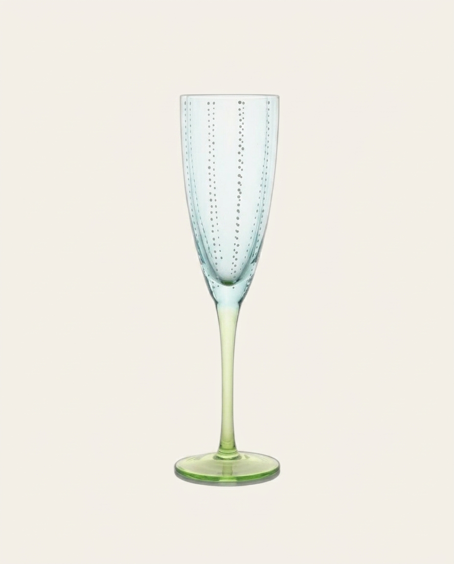 Ta&ccedil;a para Champanhe Amalfi Azul e Verde - image 0