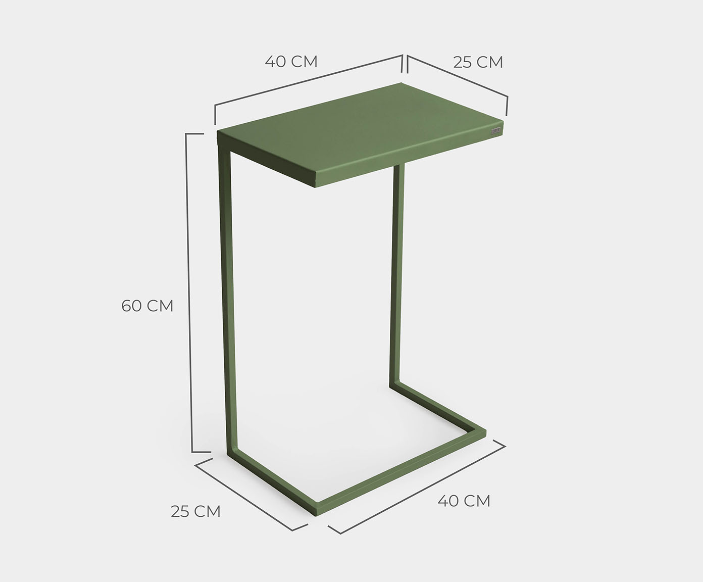 Mesa de Apoio Wire Verde image number 1