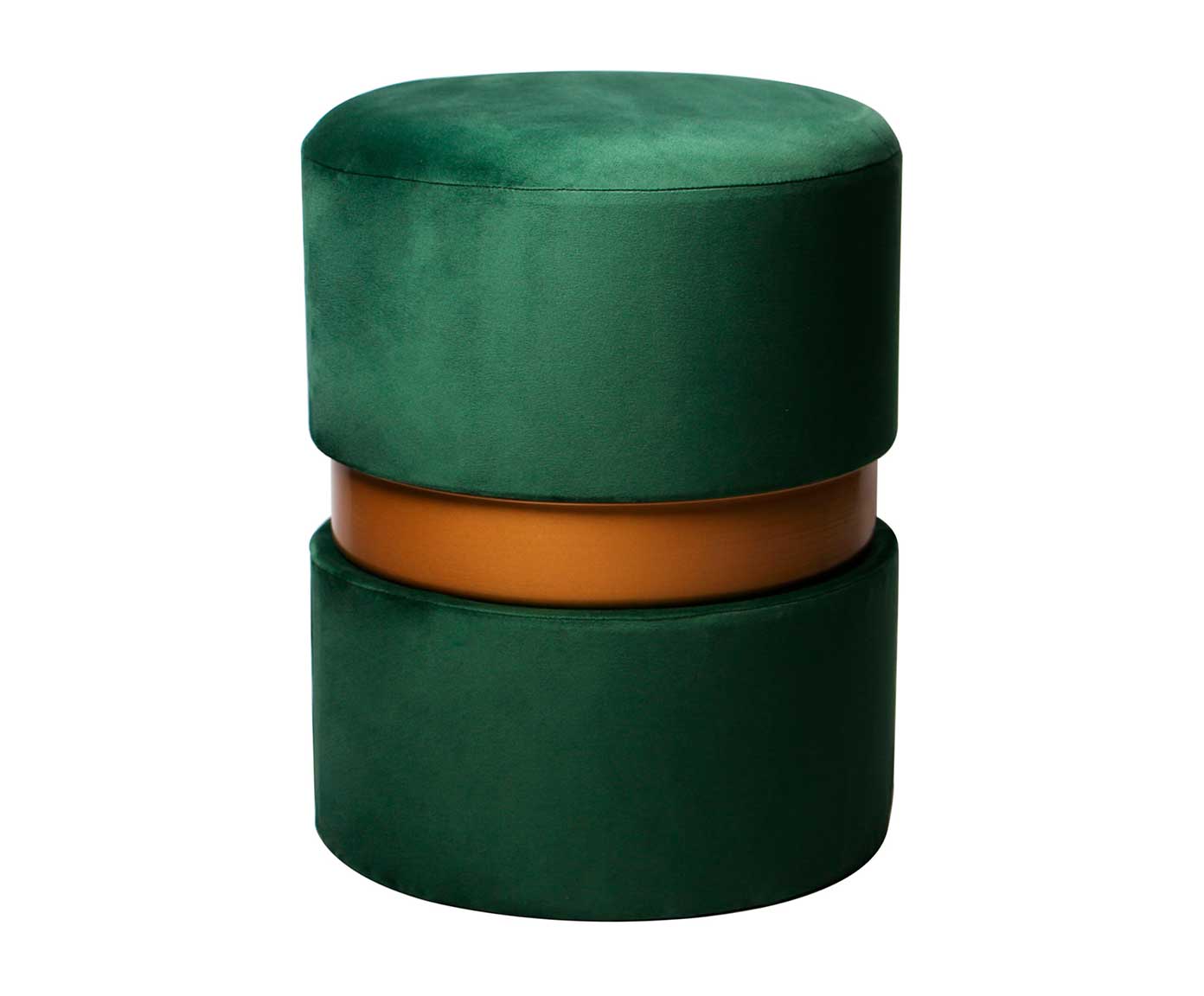 Puff Duo - Verde e Dourado - image 0