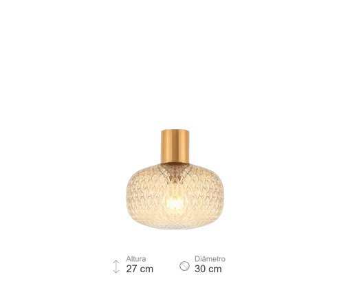 Pendente Citterio Champanhe e Dourado image number 6