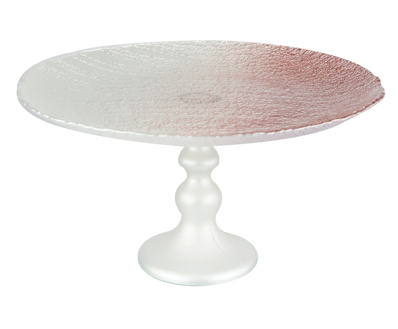 Centro de Mesa com P&eacute; Blanchi Branco e Ros&ecirc; image number 0
