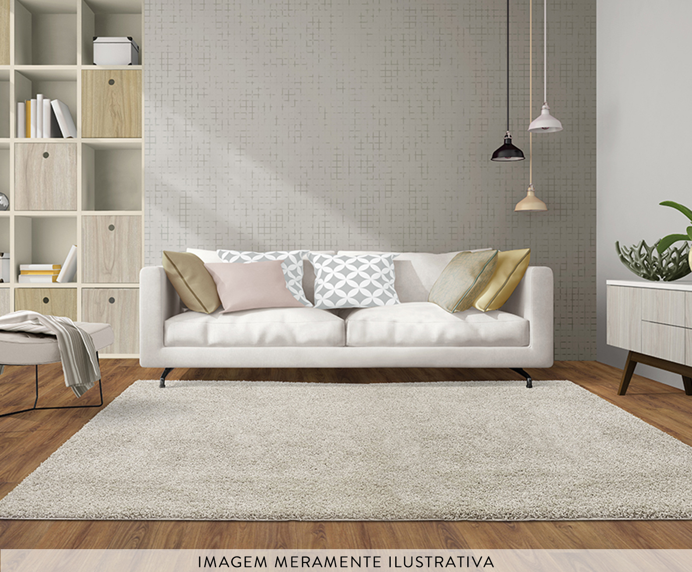 Passadeira Tufting Clemant Nori Gelo image number 2