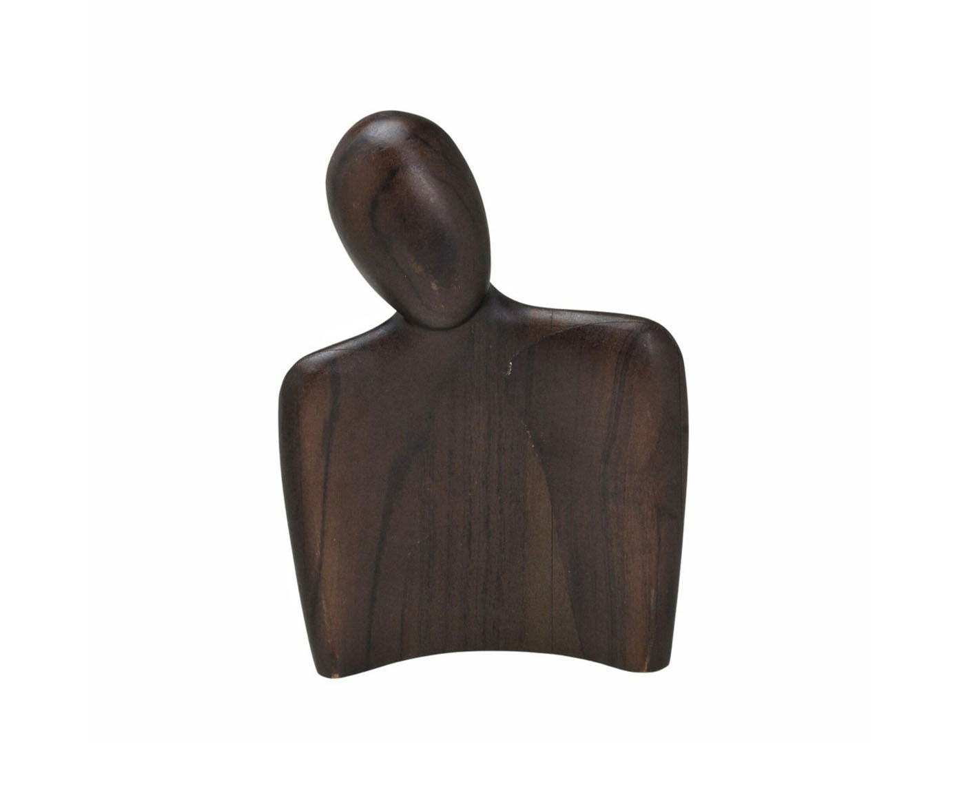 Escultura em Madeira Weeping II - Marrom - image 0