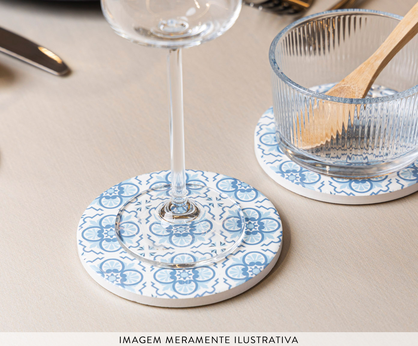 Jogo de Porta-Copos Mosaico Granilite image number 4