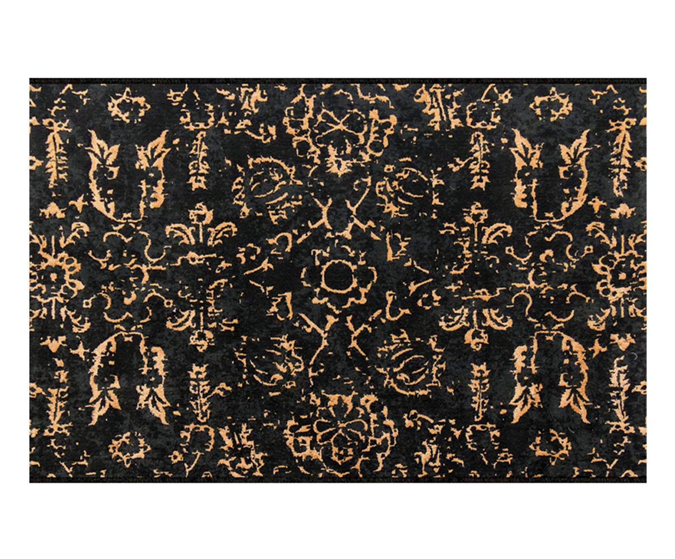 Tapete Turco Vega Ivory Bege e Preto - image 0
