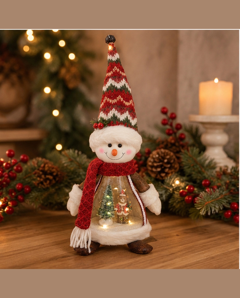 Boneco de Neve com Luz Lanterna Encantada image number 2