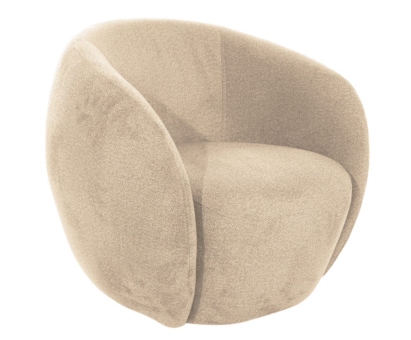 Poltrona Milo Boucle Bege image number 0