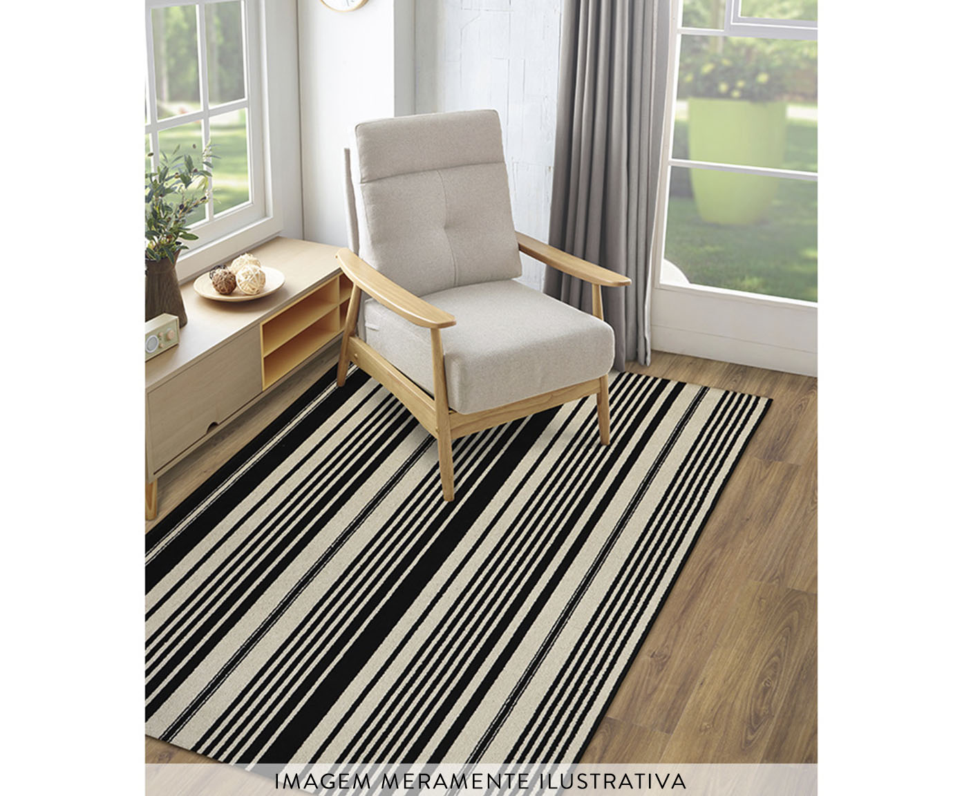 Tapete Tufting Aruba Bege - image 1