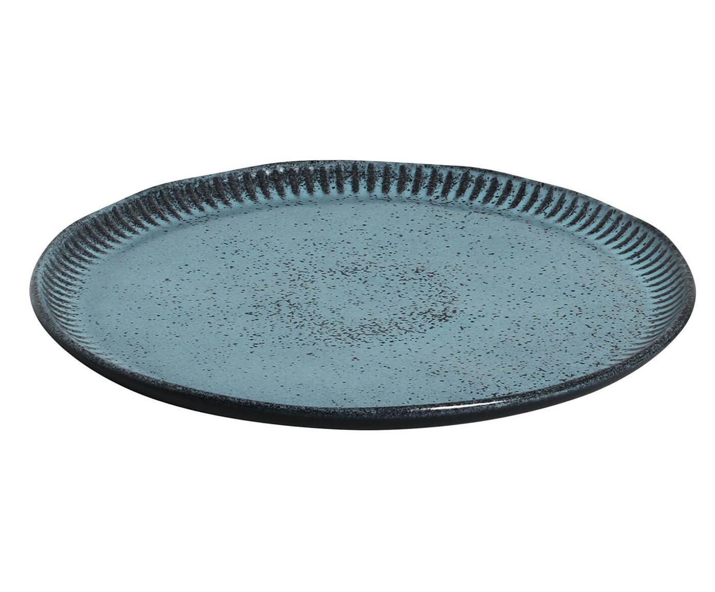 Jogo de Pratos Raso Linhas Night Sky Azul image number 1